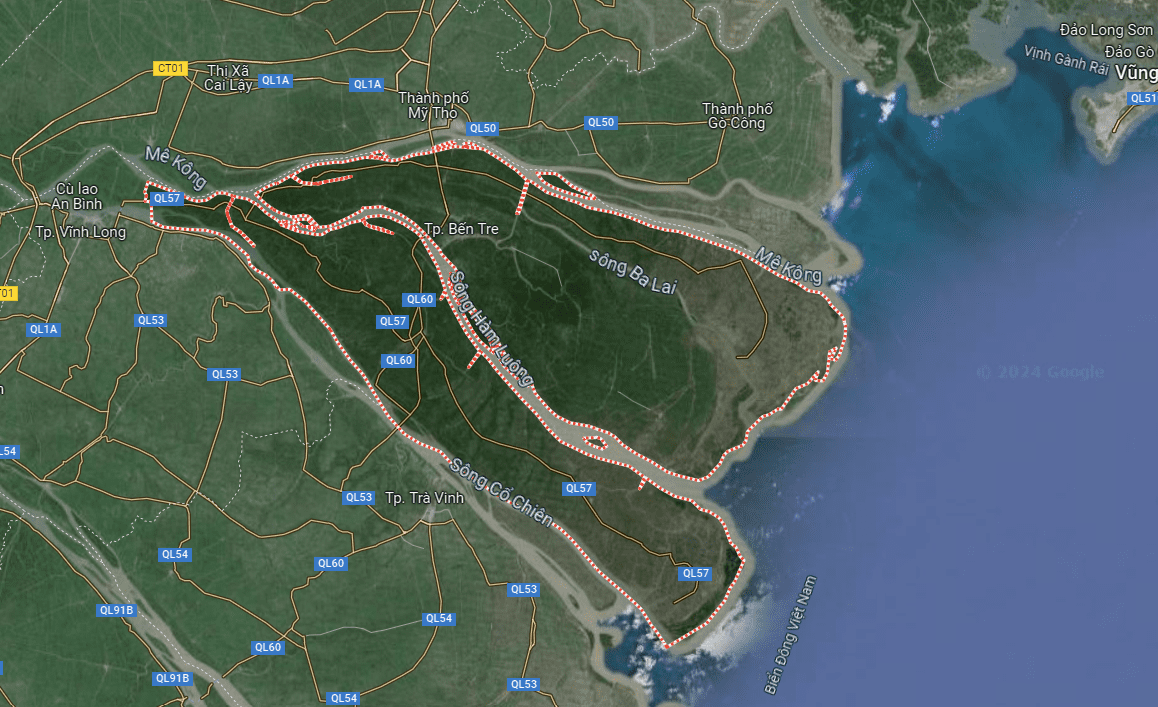 Bến Tre có bao nhiêu huyện, xã, thành phố