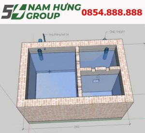 Kích Thước Bể Phốt - Kích Thước Hầm Cầu Tiêu Chuẩn Hiện Nay 1 Kích thước bể phốt