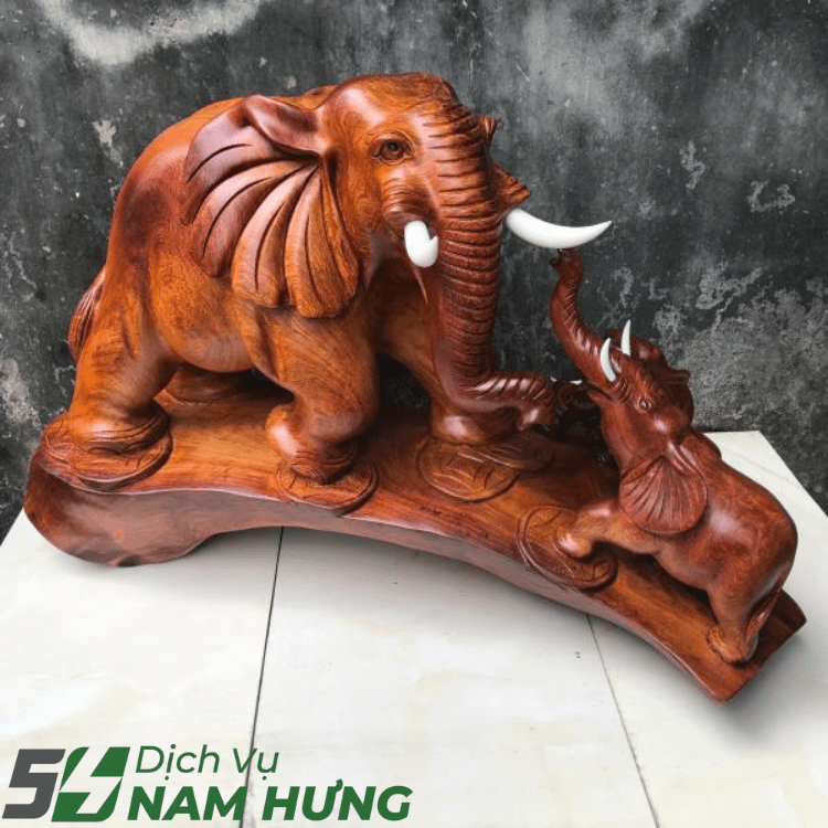 Cách bài trí Tượng Voi phong thủy phù hợp