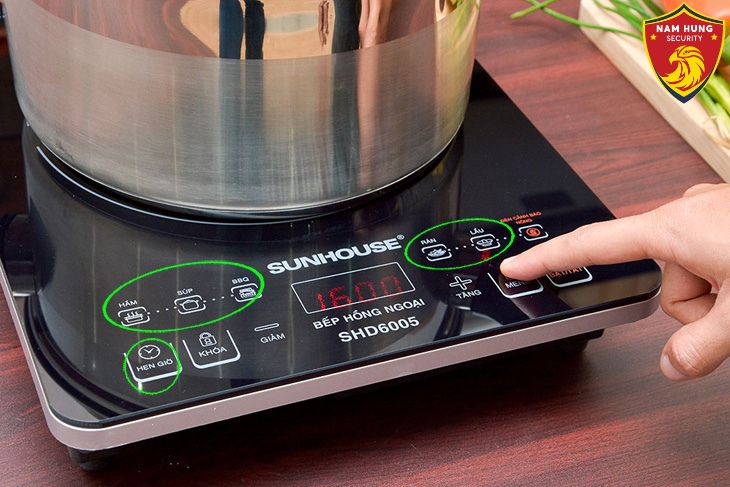 Các Chế Độ Bảo Vệ An Toàn Của Bếp Hồng Ngoại 2 Cảnh báo quá nhiệt