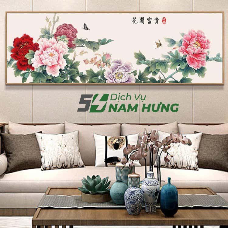 Ý Nghĩa Phong Thủy Của Tranh Hoa Mẫu Đơn 4 Nên treo tranh hoa mẫu đơn ở đâu