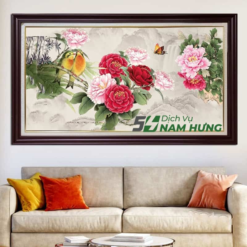 Ý Nghĩa Phong Thủy Của Tranh Hoa Mẫu Đơn 1 Tranh mẫu đơn thể hiện điều gì