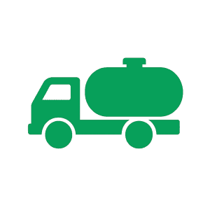 Icon xe bồn hút hầm cầu Nam Hưng màu xanh lá